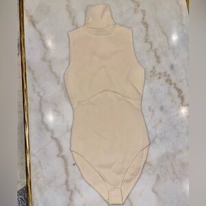 Zara sleeveless turtleneck bodysuit